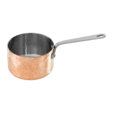 Minerva Hammered Copper Finish Mini 10 cm Milk Pan
