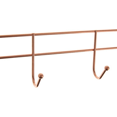 4 Hook Rose Gold Over Door Hanger