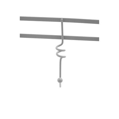 Jaxen Over Door Grey Hanger with Five Swirl Hooks