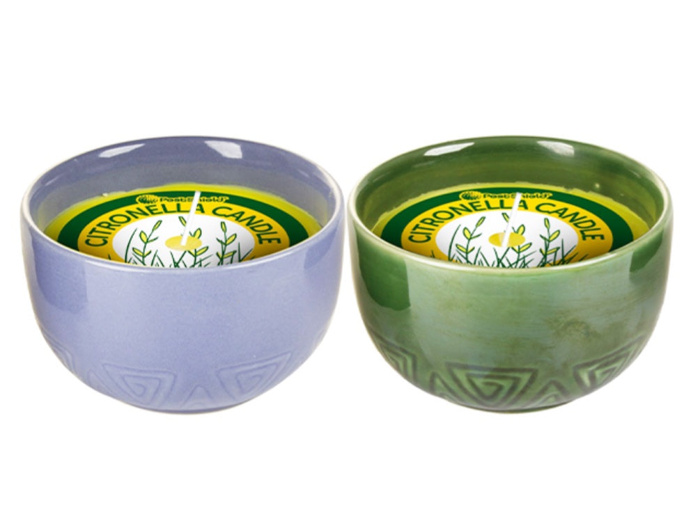 Ceramic citronella candle