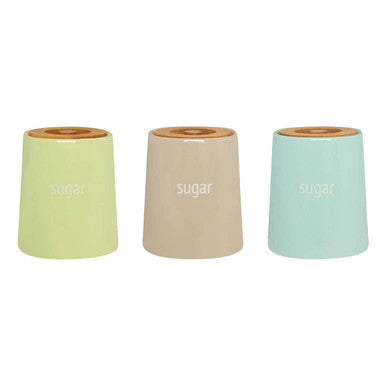 Fletcher Green Ceramic Sugar Canister
