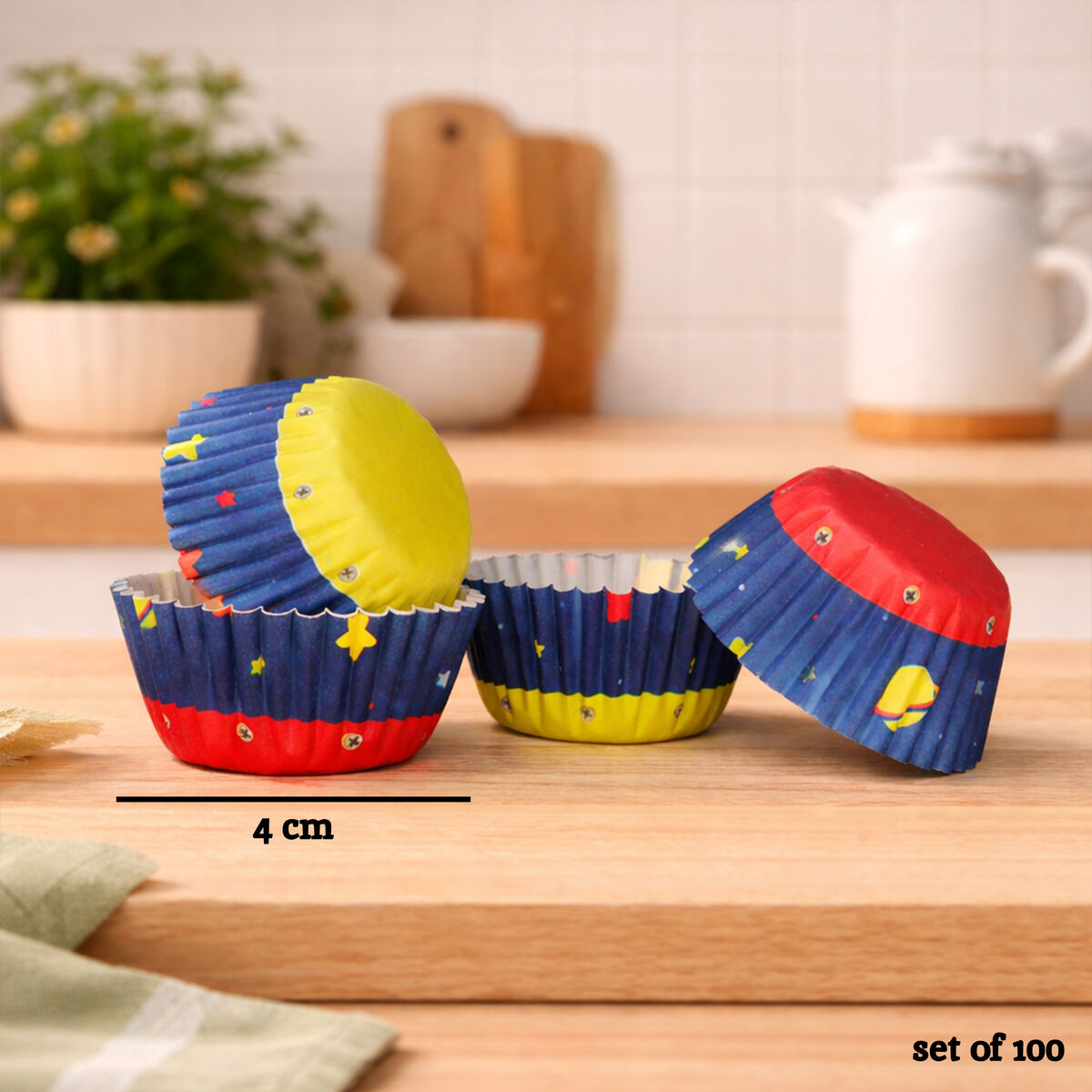 Rocket 100Pc Mini Cupcake Cases