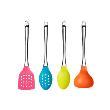 Adrix 4 Piece Colourful Utensil Set