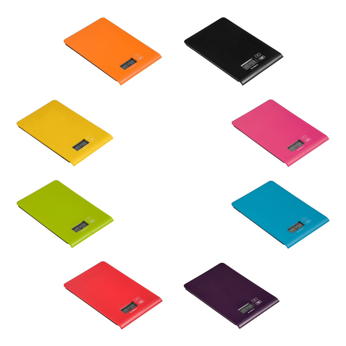 Zing Lime Green Tempered Glass Kitchen Scale