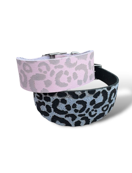 Leather Collar - Leopard