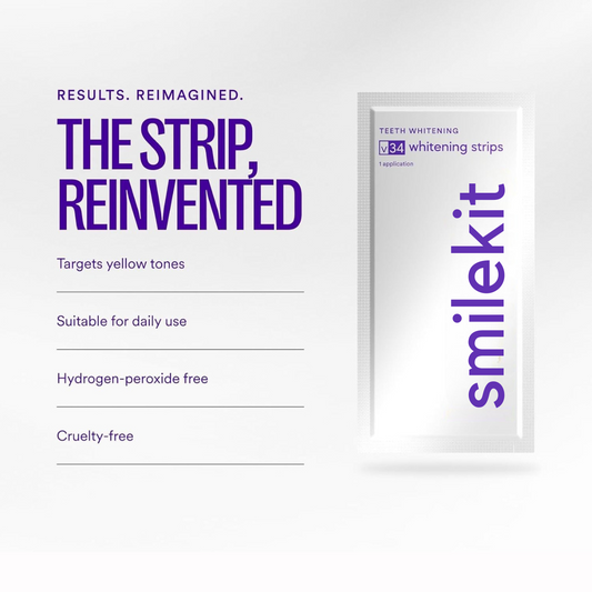 V34 Purple Whitening Strips