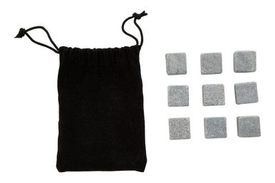 Wilson Set Of 9 Granite Ice Rocks