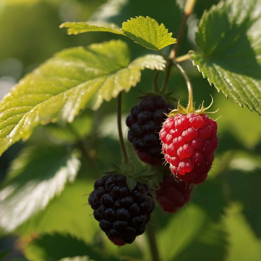 Raspberry plant - 2 pcs. - Rubus idaeus 'Malling Promise' - H50-60cm - ⌀15cm