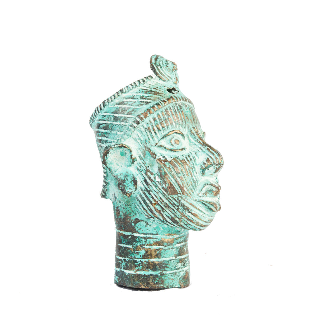 Benin Bronze Head - TR100.2