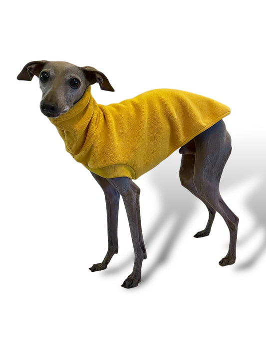 Open-Leg Fleece Vest - Yellow