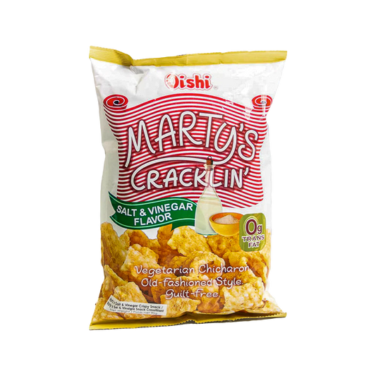 OISHI Marty's Cracklin' Salt & Vinegar Flavour 90g
