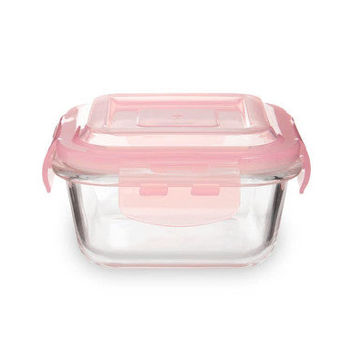 Freska 320Ml Square Glass Container