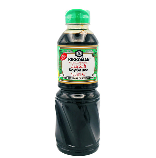 KIKKOMAN Less Salt Soy Sauce 480ml
