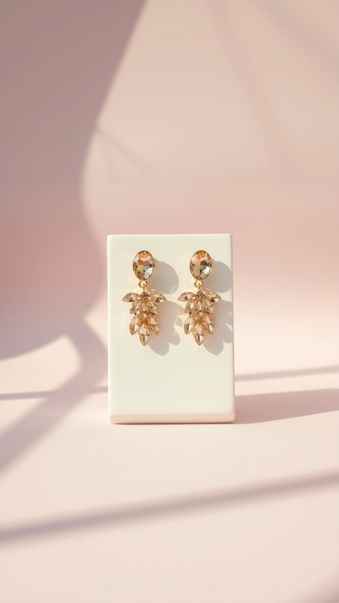 Layered Crystal Drop & Dangle Earrings