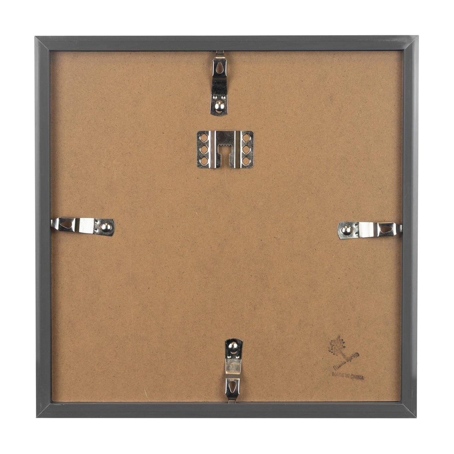 10" x 10" Grey 3D Box Photo Frame - with 8" x 8" Mount