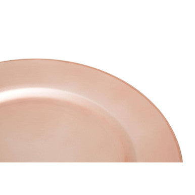 Dia Rose Gold Flat Style Charger Plate