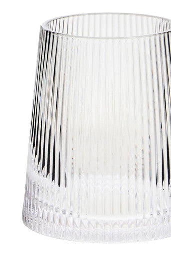 Eldon Set of 4 Ribbed Glass Tumblers