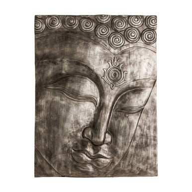 Buddha Large Antique Finish Wall Art
