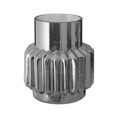 Onice Silver Small Glass Vase