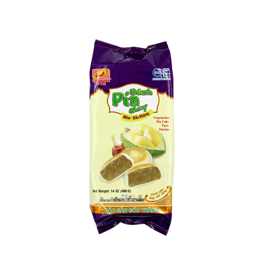 TAN HUE VIEN Pia Cake Durian & Taro 400g