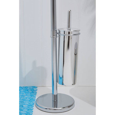 Linnea Chrome Toilet Brush And Roll Holder