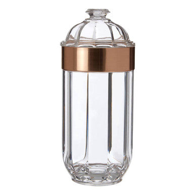 Guan Large Rose Gold Acrylic Storage Jar