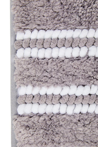 Soak Large Light Grey Bath Mat