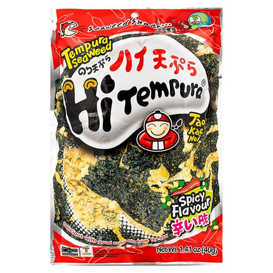 TAO KAE NOI Tempura Seaweed Spicy Flavour 40g