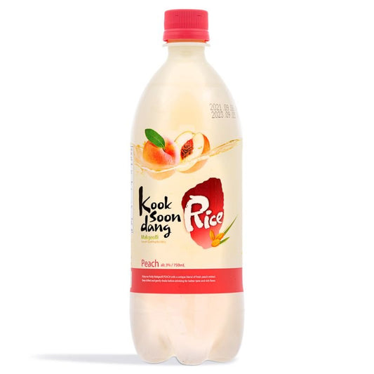 KOOK SOON DANG Makgeolli Rice Wine Peach 750ml 3% Alc