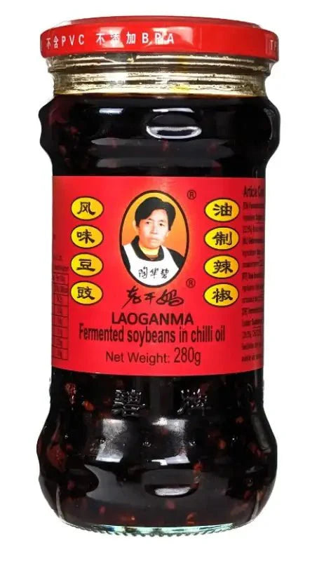 LAO GAN MA Fermented Soybeans In Chilli Oil 280g