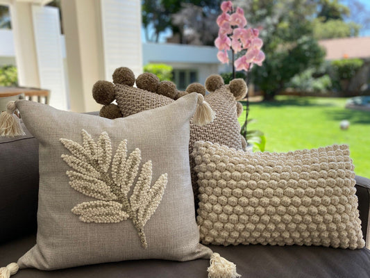 Naturals - Punch Needle Leaf 1 (60x60)