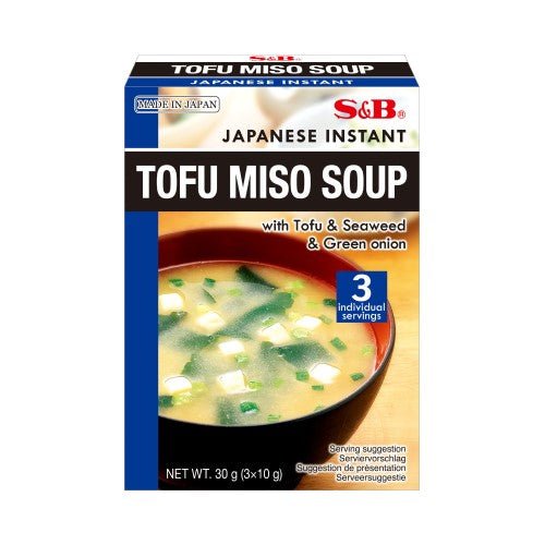 S&B Japanese Instant Tofu Miso Soup 30g