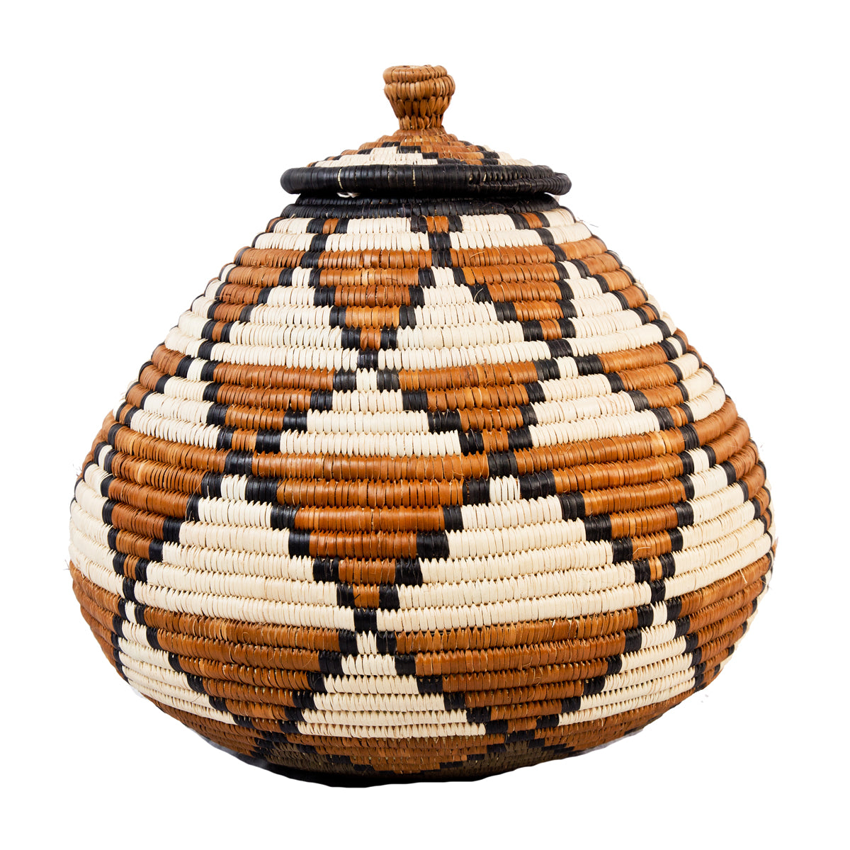Zulu Ukhamba - traditional basket TR91.2