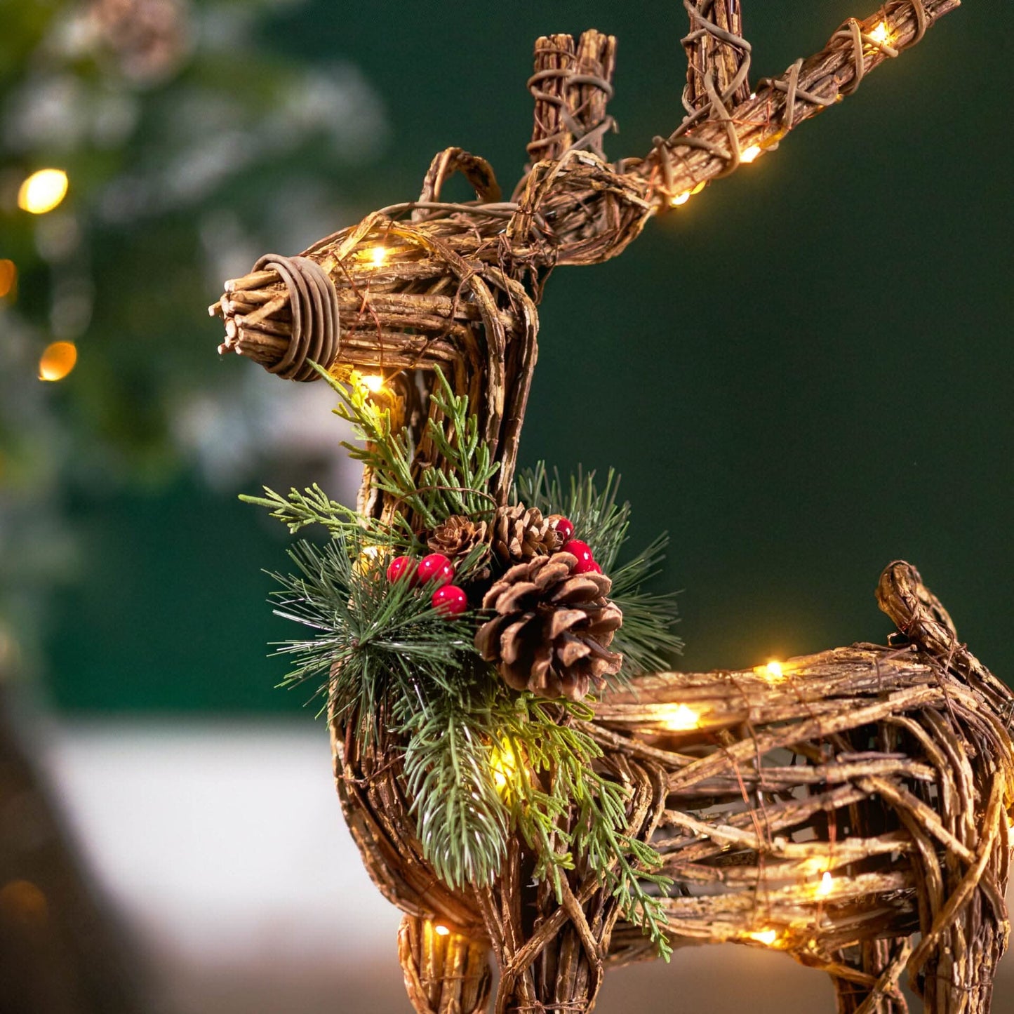 Large LED Reindeer Christmas Decoration