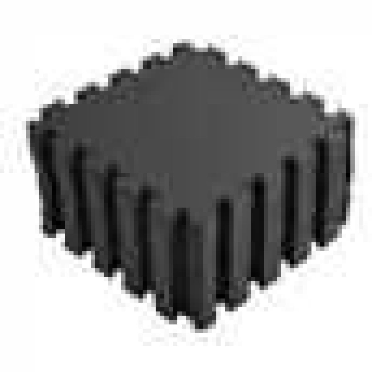 50pc Black Interlocking Foam Mats 30x30