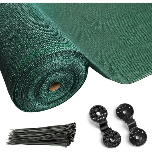 Green Fabric Fence 90gsm - 1m x 10m