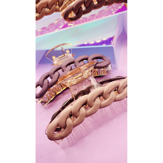 Luxe Link Chain Hair Clip Pack of 12