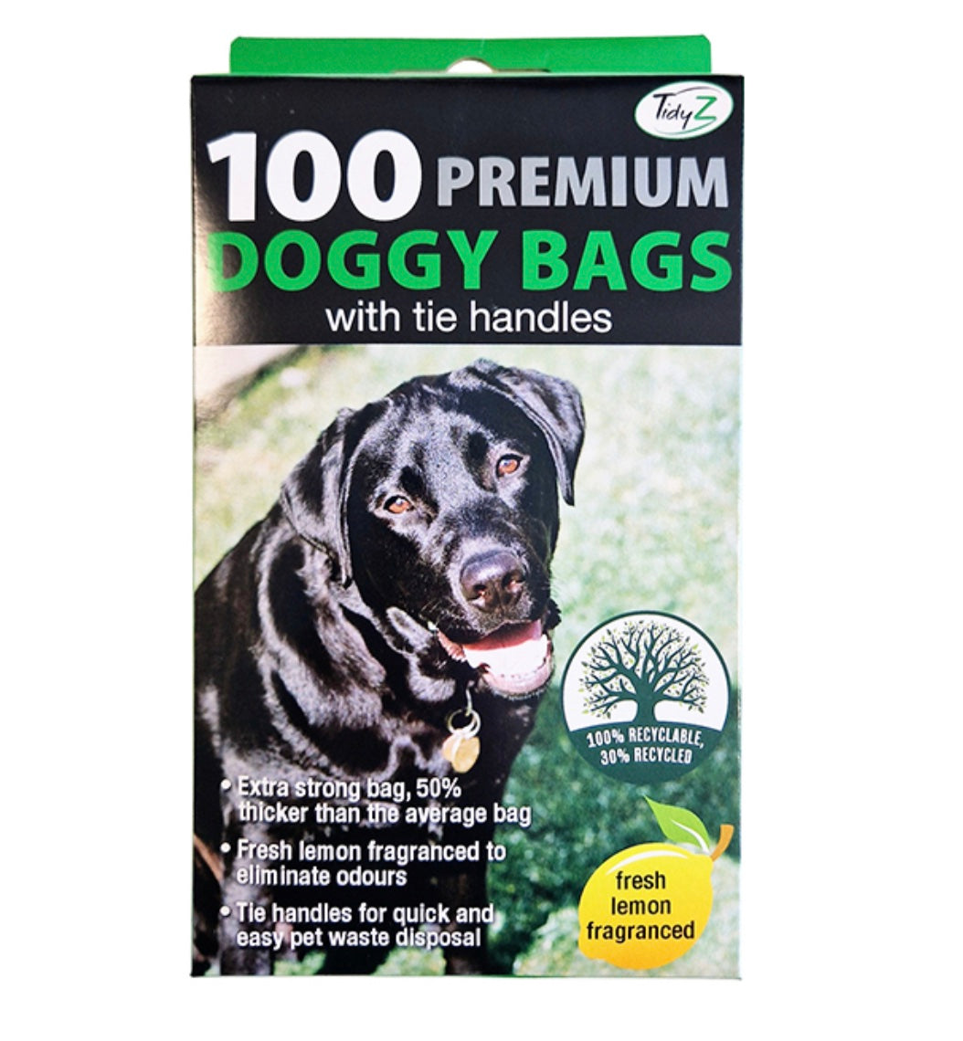 Dog poo bags 100 pack