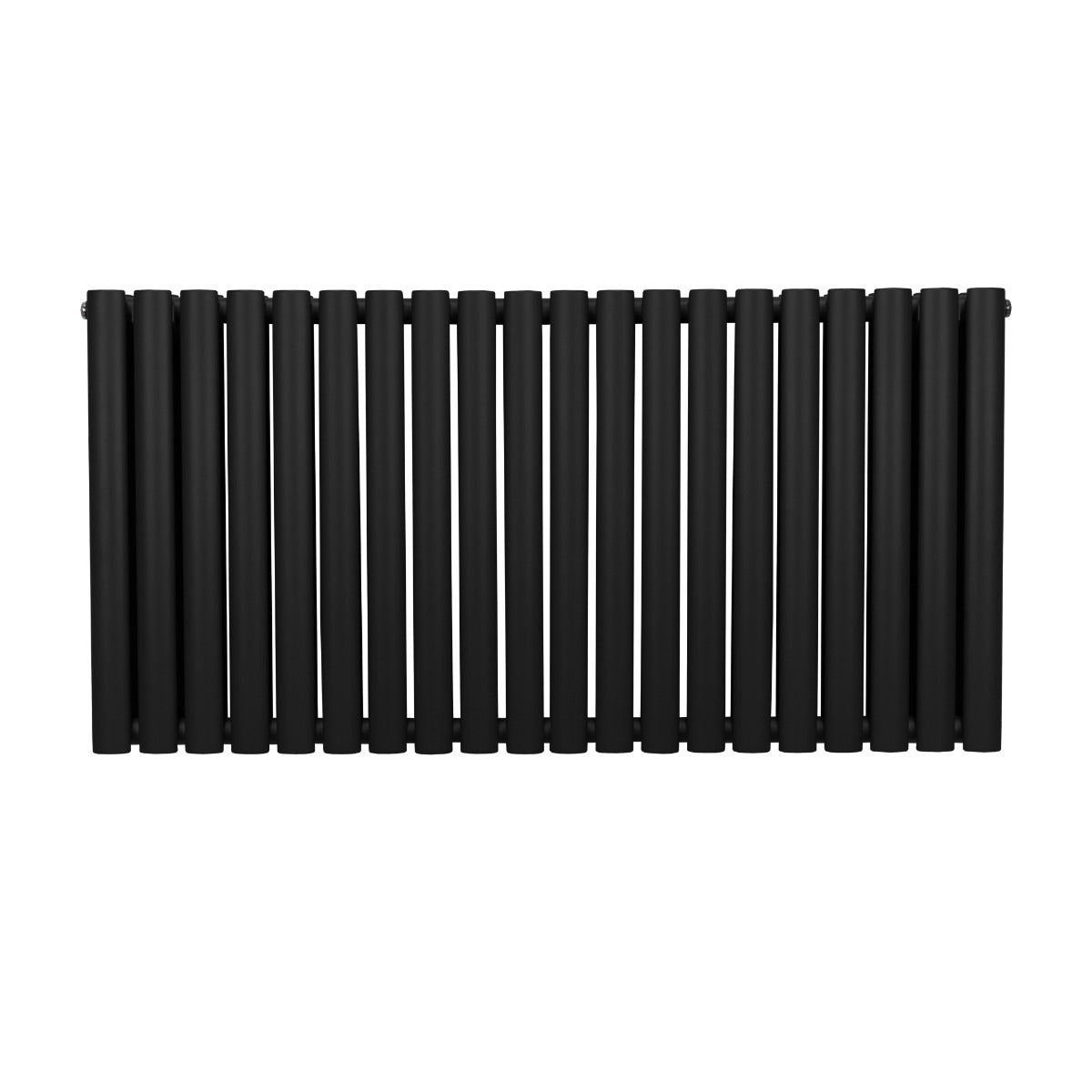 Oval Column Radiator 600mm x 1200mm Black