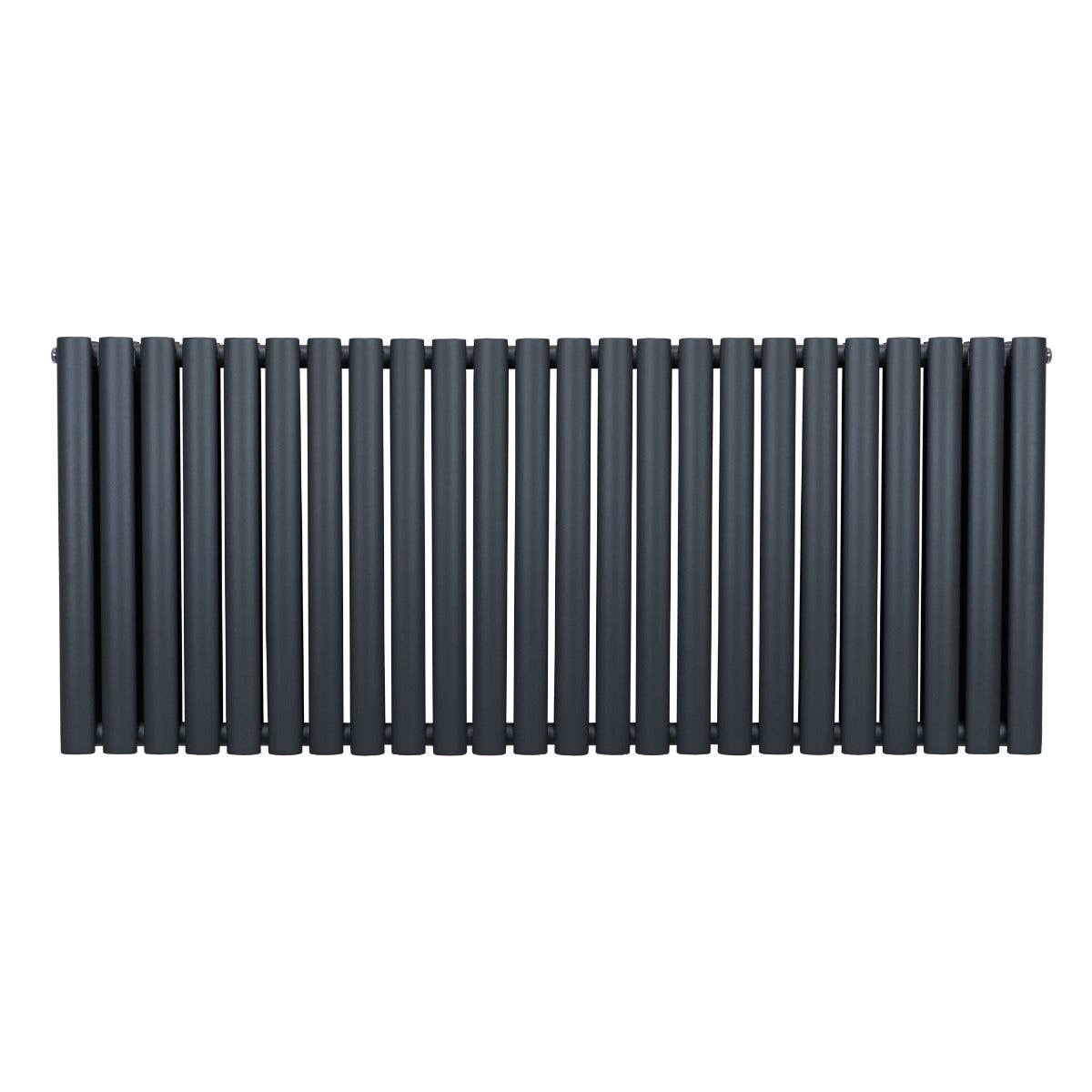 Oval Column Radiator 600mm x 1440mm Anthracite Grey