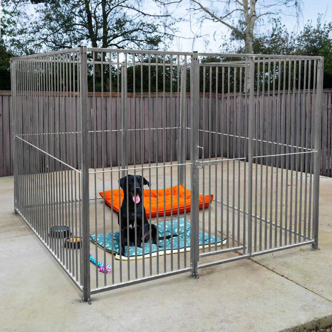 1.5m Dog Run Panel 8cm Bar Spacing