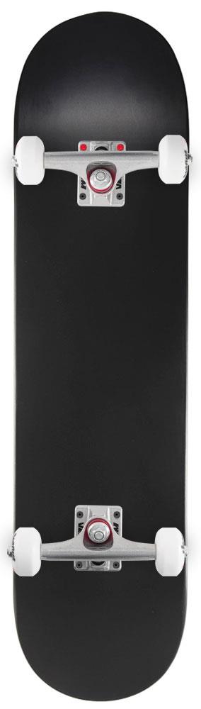 Venom Skateboards Complete Skateboard & Pens Matt Black - 8.0"