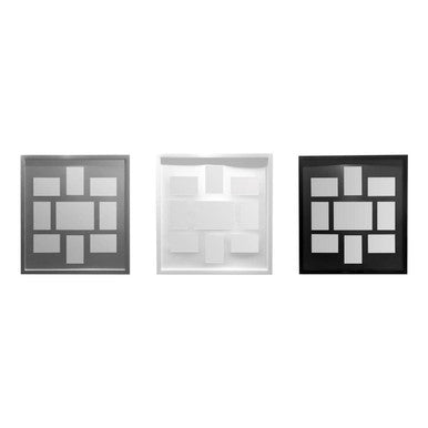 Maren Black Polyresin 9 Multi Photo Frame