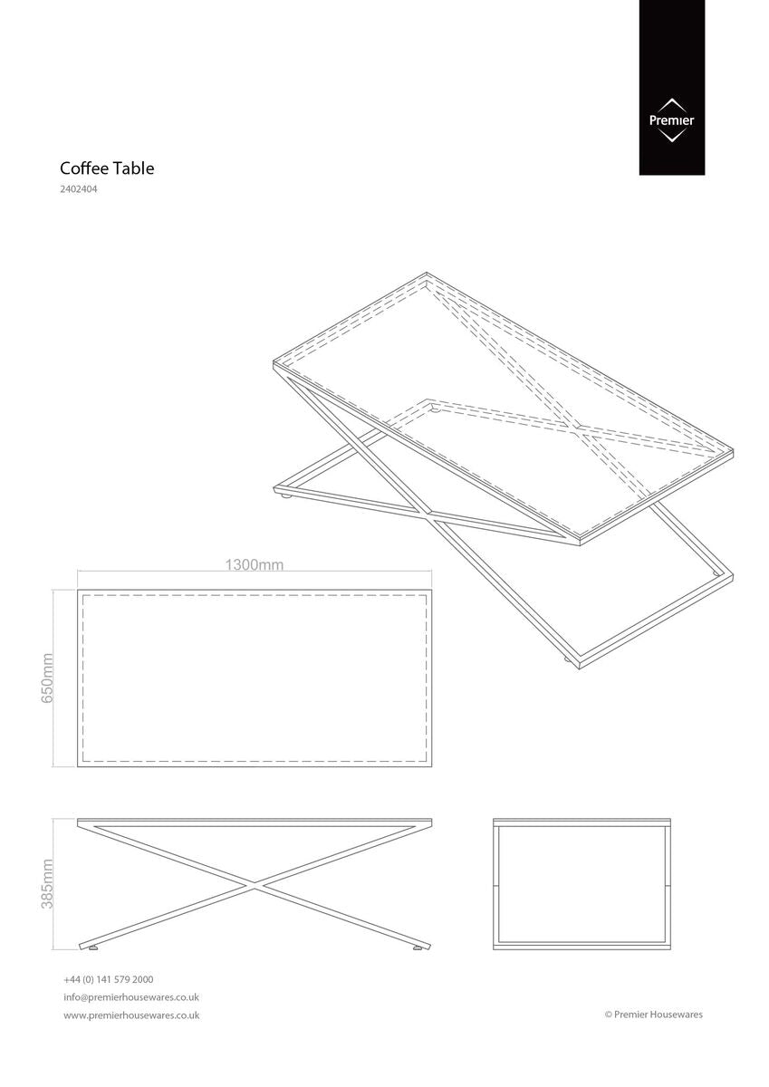 Montril Criss Cross Coffee Table
