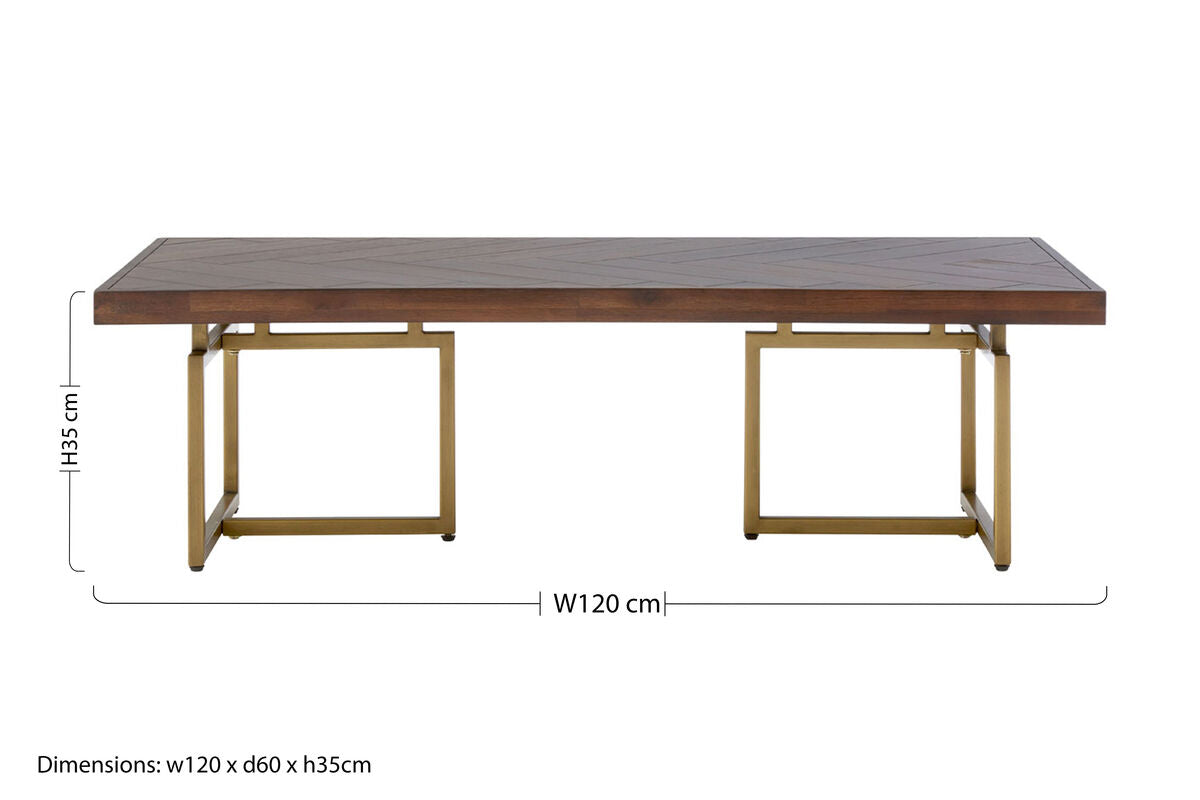Brando Acacia Wood Effect Coffee Table