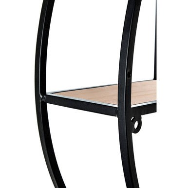Brixton 3 Tier Round Metal Wall Shelf