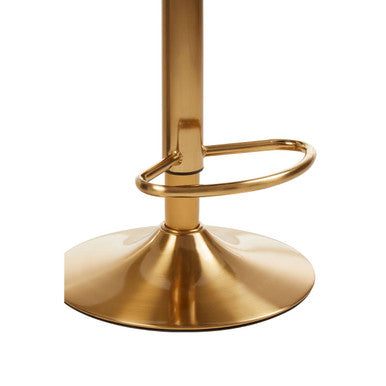 Baina White Seat Bar Stool