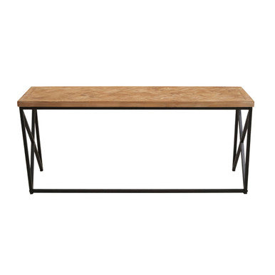 Kickford Parquet Fir Wood Coffee Table