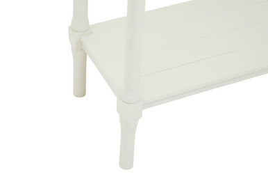 Heritage 4 Drawer White Console Table