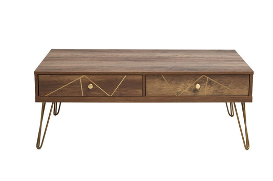 Flori Coffee Table with 2 Drawers